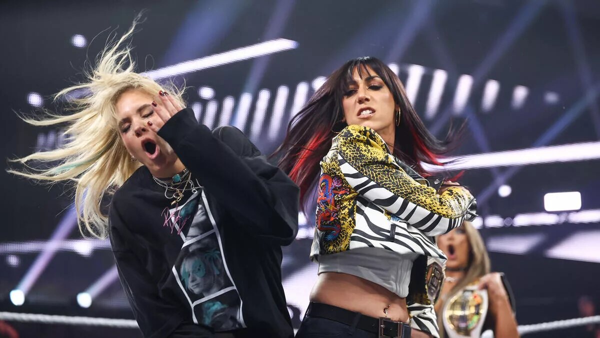Sol Ruca slapped by Jacy Jayne on the February 17 edition of WWE NXT