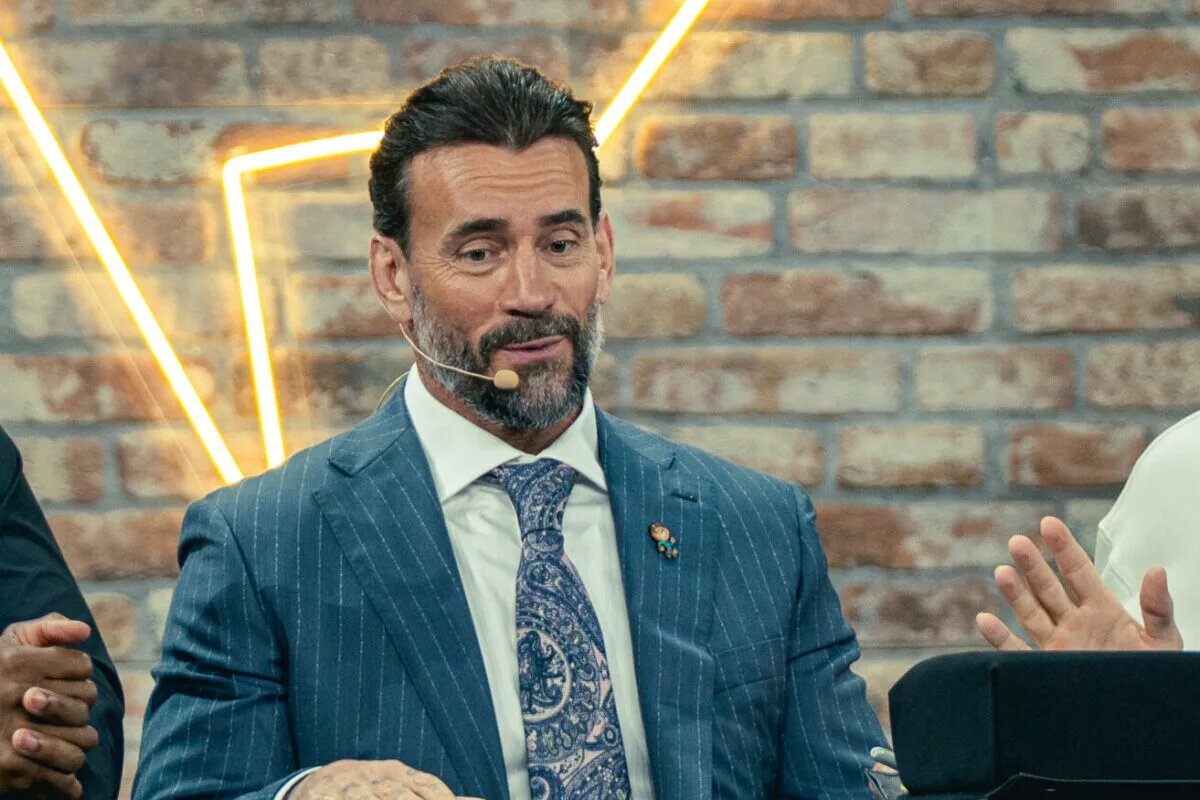 A photo of WWE star CM Punk.