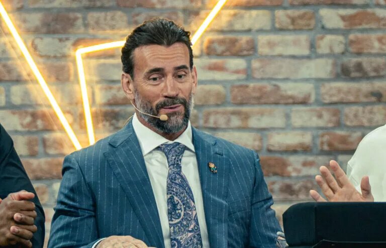 A photo of WWE star CM Punk.