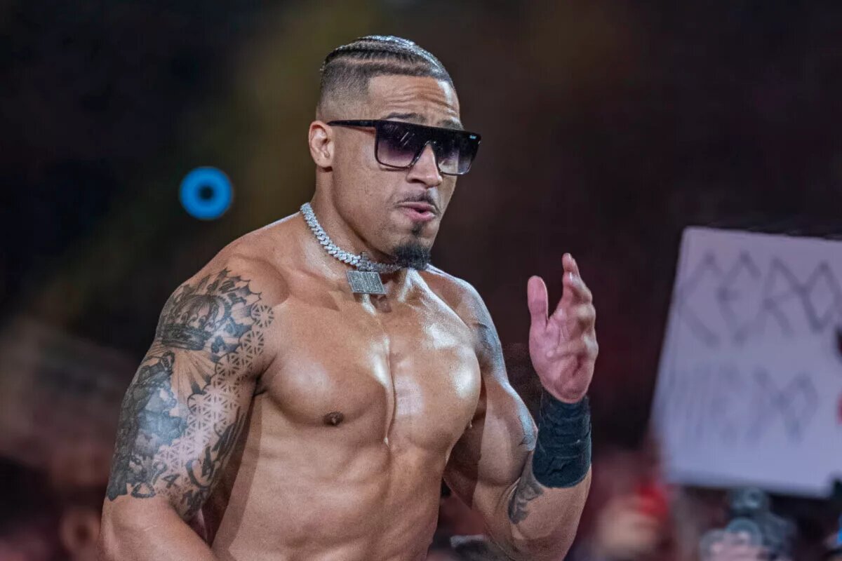A photo of WWE star Carmelo Hayes