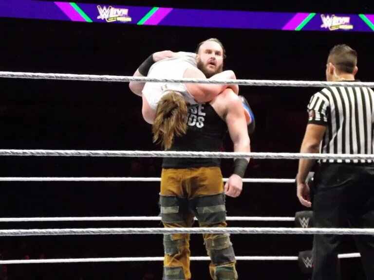 A photo of perennial WWE Elimination Chamber competitor Braun Strowman.