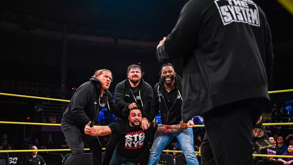 Mike Santana ambushed by The System on February 5 episode of TNA Thursday Night iMPACT