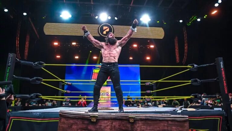 Elijah defeated Mustafa Ali in a Guitar Case Casket Match on the Ferbuary 19 episode of TNA Thursday Night iMPACT