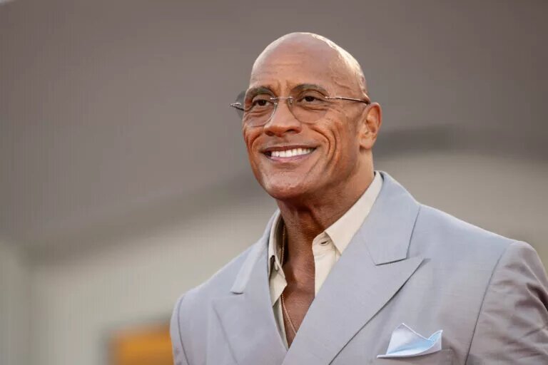 A photo of The Rock, who might be the surprise at WWE Elimination Chamber 2026.
