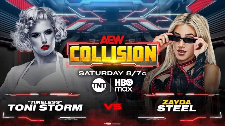 Toni Storm faces Zayda Steel on AEW Collision