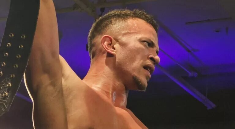 A photo of WWE star Ricky Saints, a would-be opponent for Gunther at WrestleMania 42.