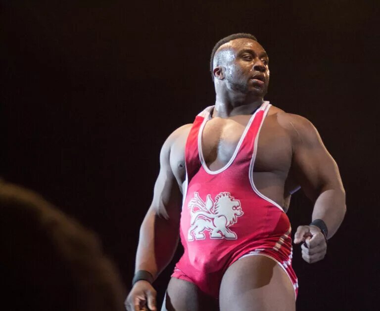 A photo of the recently retired Big E from WWE.