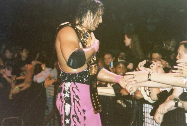 A photo of WWE New Generation Bret Hart.