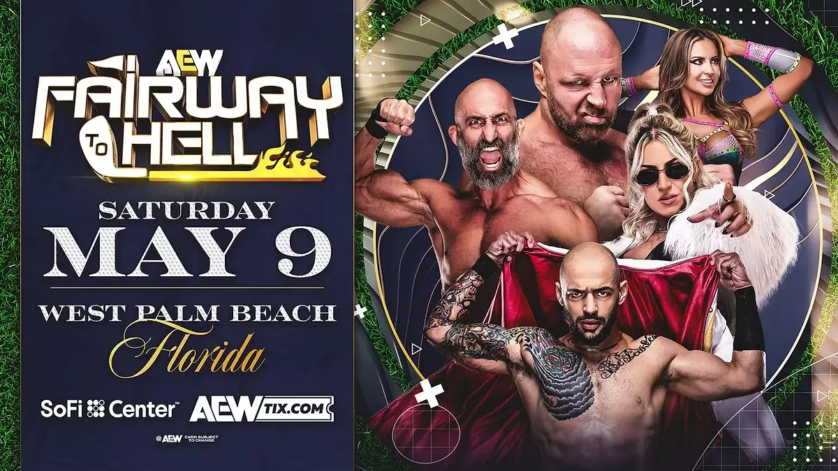 A graphic for the AEW PPV schedule 2026 article.