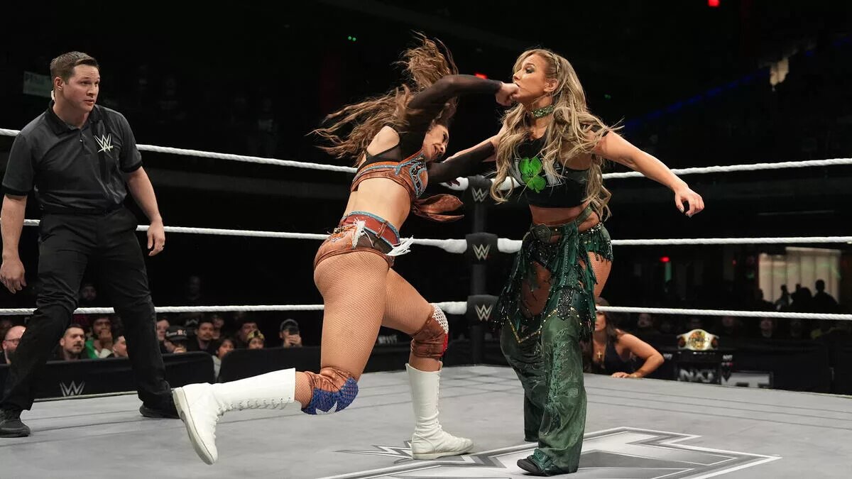 A graphic of the Wwe Speed match on the March 17, 2026, episode of NXT