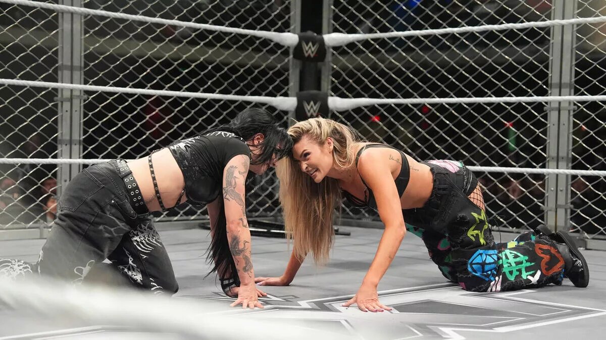 Izzi Dame and Tatum Paxley on the March 17, 2026, episode of NXT
