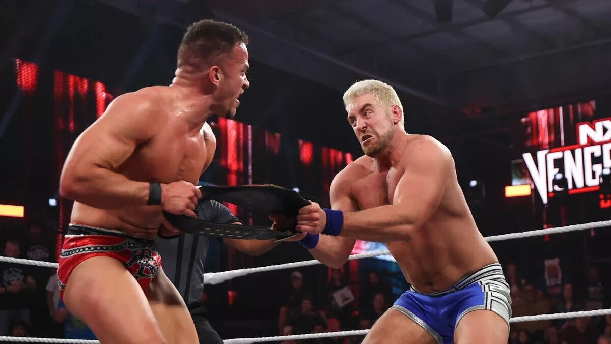 A graphic from NXT Vengeance Day on March 7, 2026