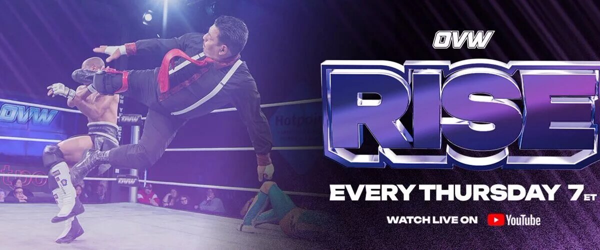 A graphic for OVW, who's referee Dallas Edwards was in an incident.