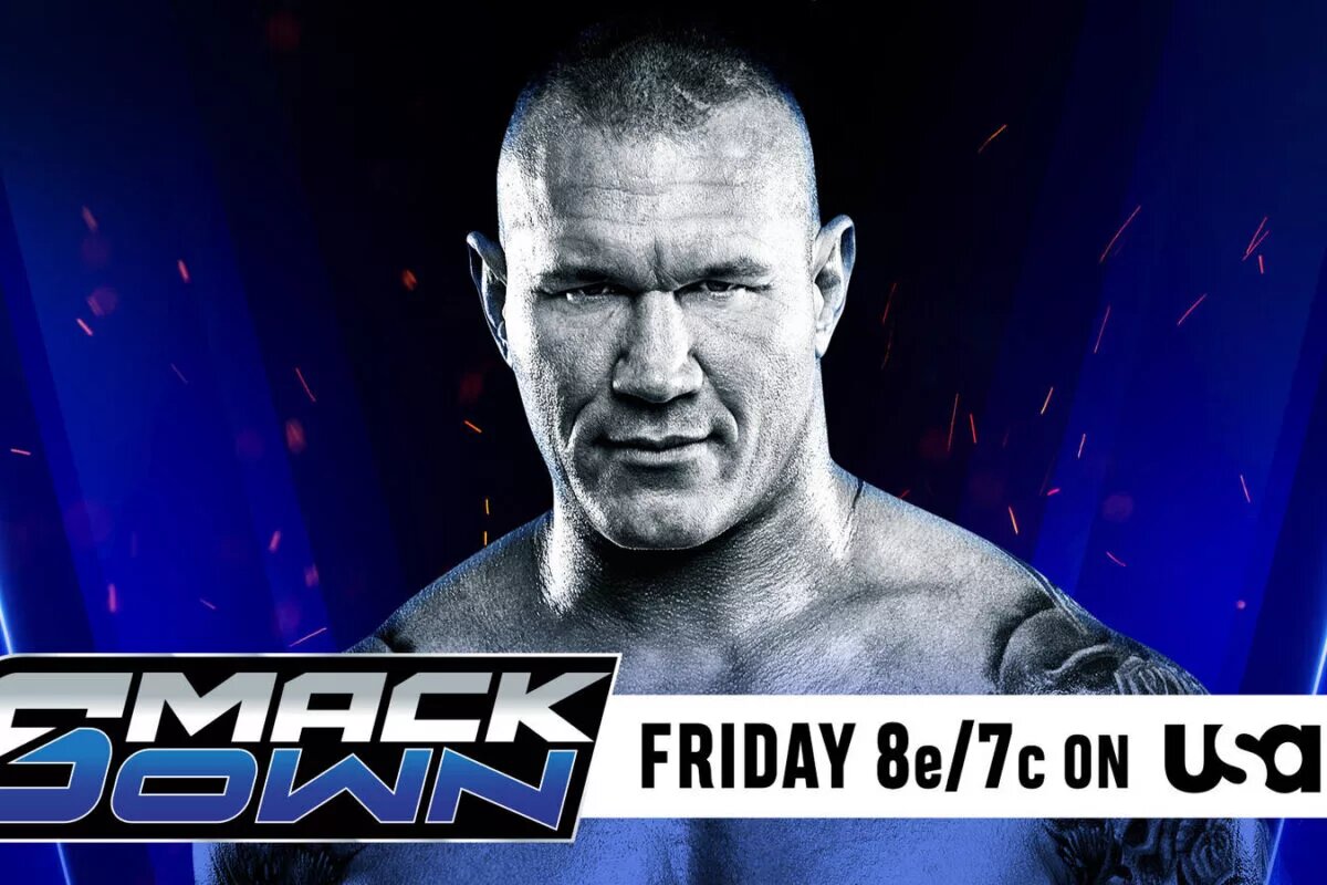 A WWE SmackDown results graphic for March 20, 2026 featuring Randy Orton, who assaulted Cody Rhodes.
