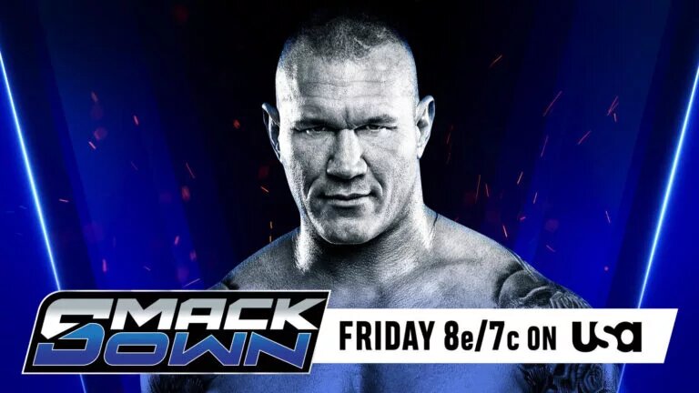 A WWE SmackDown results graphic for March 20, 2026 featuring Randy Orton, who assaulted Cody Rhodes.