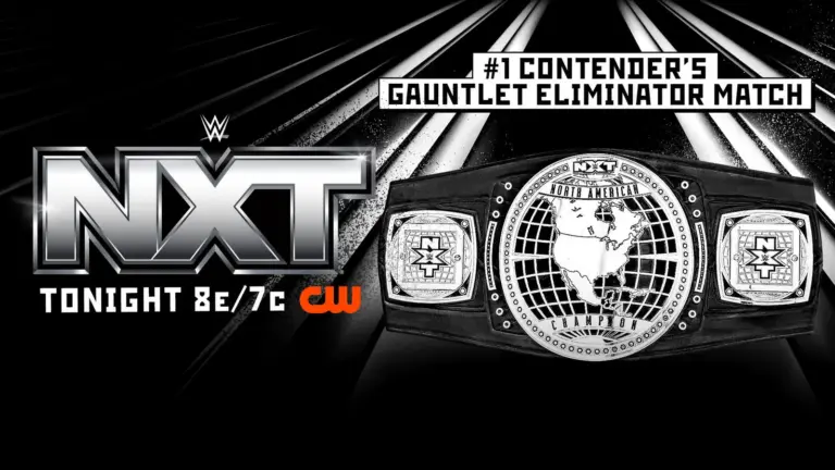 A WWE NXT graphic featuring Johnny Gargano.