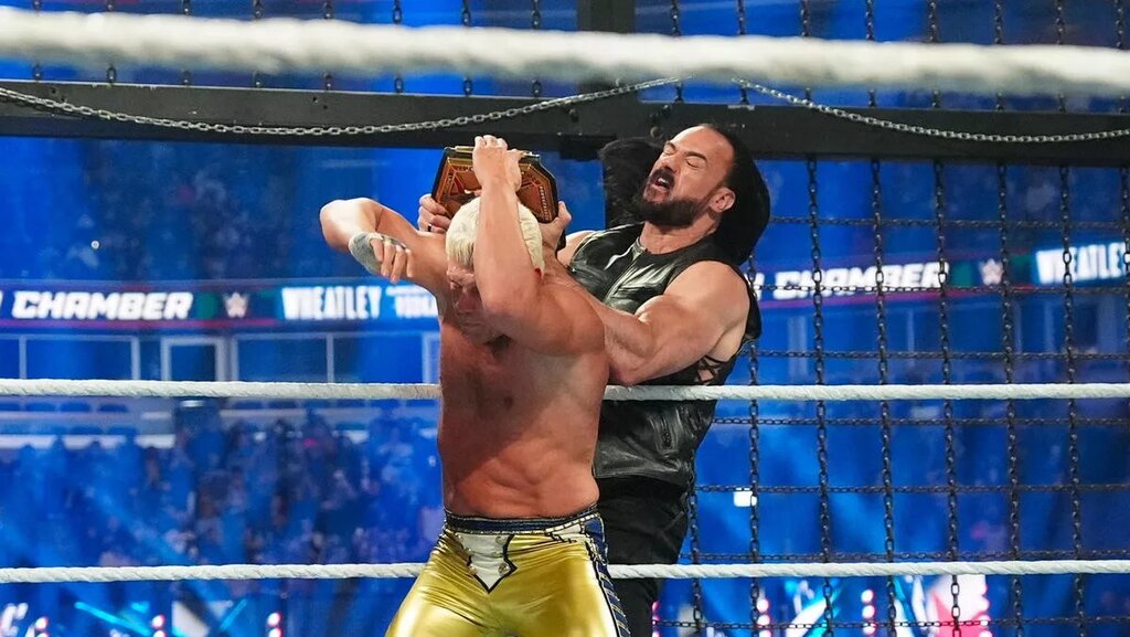 Drew McIntyre cost Cody Rhodes the win at WWE Elimination Chamber on February 28, 2026