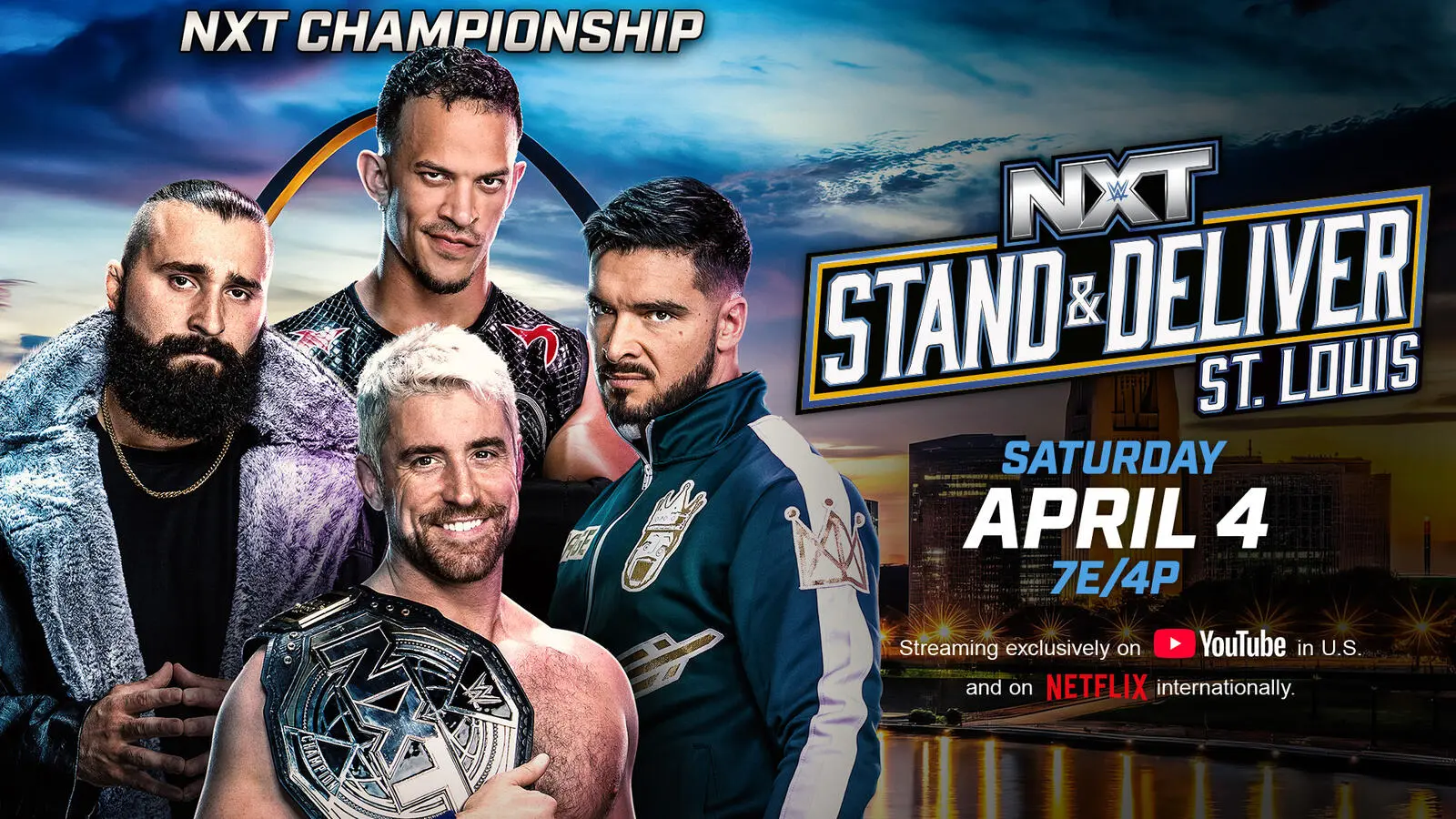 A graphic of NXT Stand & Deliver featuring Tony D'Angelo.