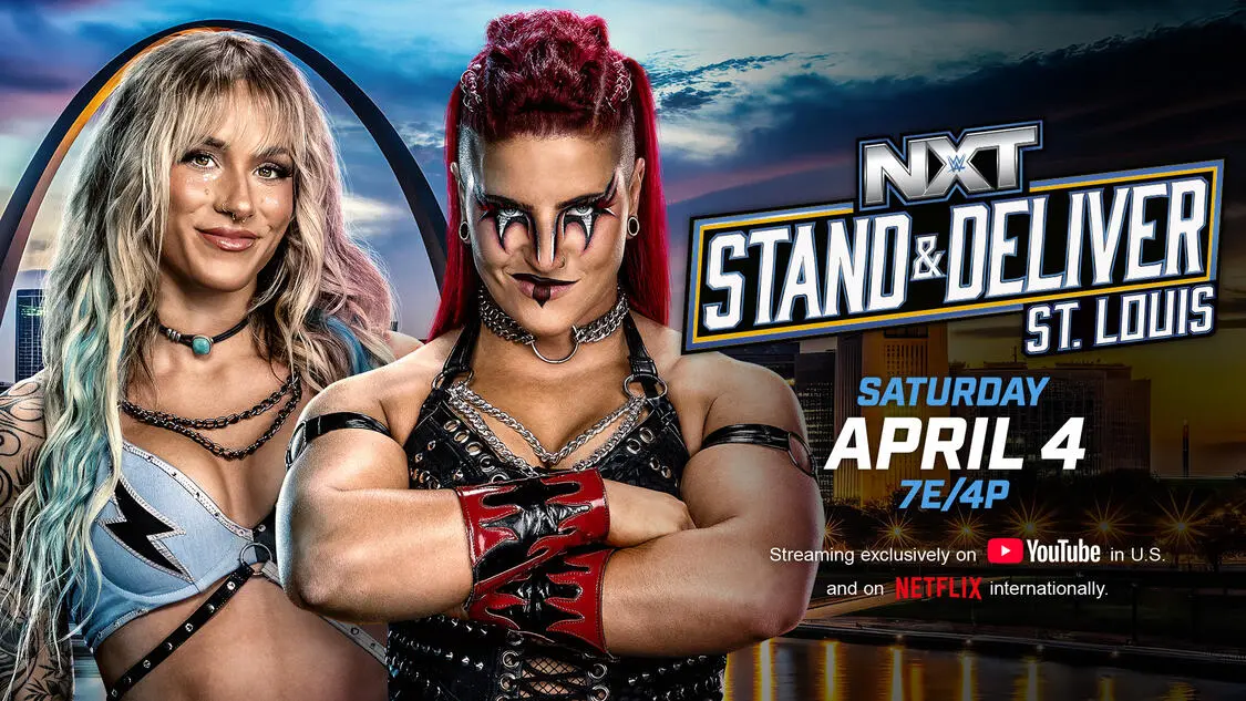A graphic of NXT Stand and Deliver 2026