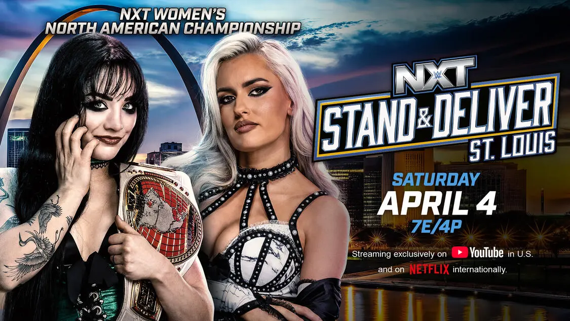 A graphic of NXT Stand and Deliver 2026