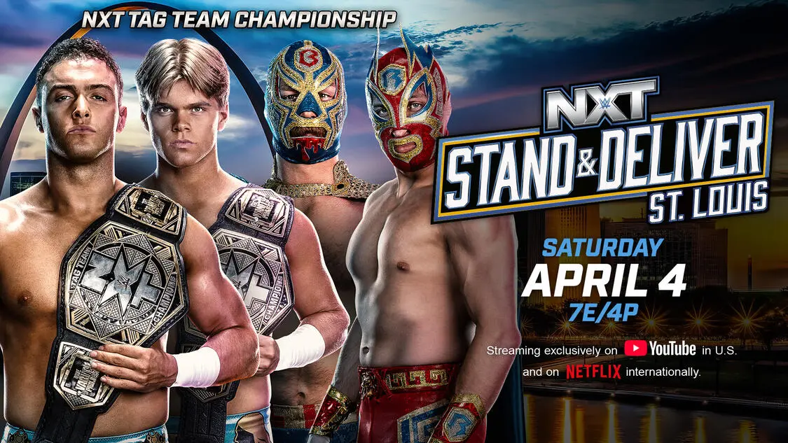 A graphic of NXT Stand and Deliver 2026