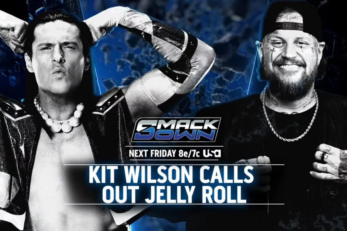 A graphic of the WWE SmackDown preview for March 20, 2026.