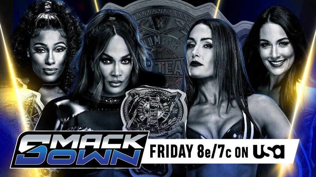 A WWE SmackDown results graphic for March 20, 2026