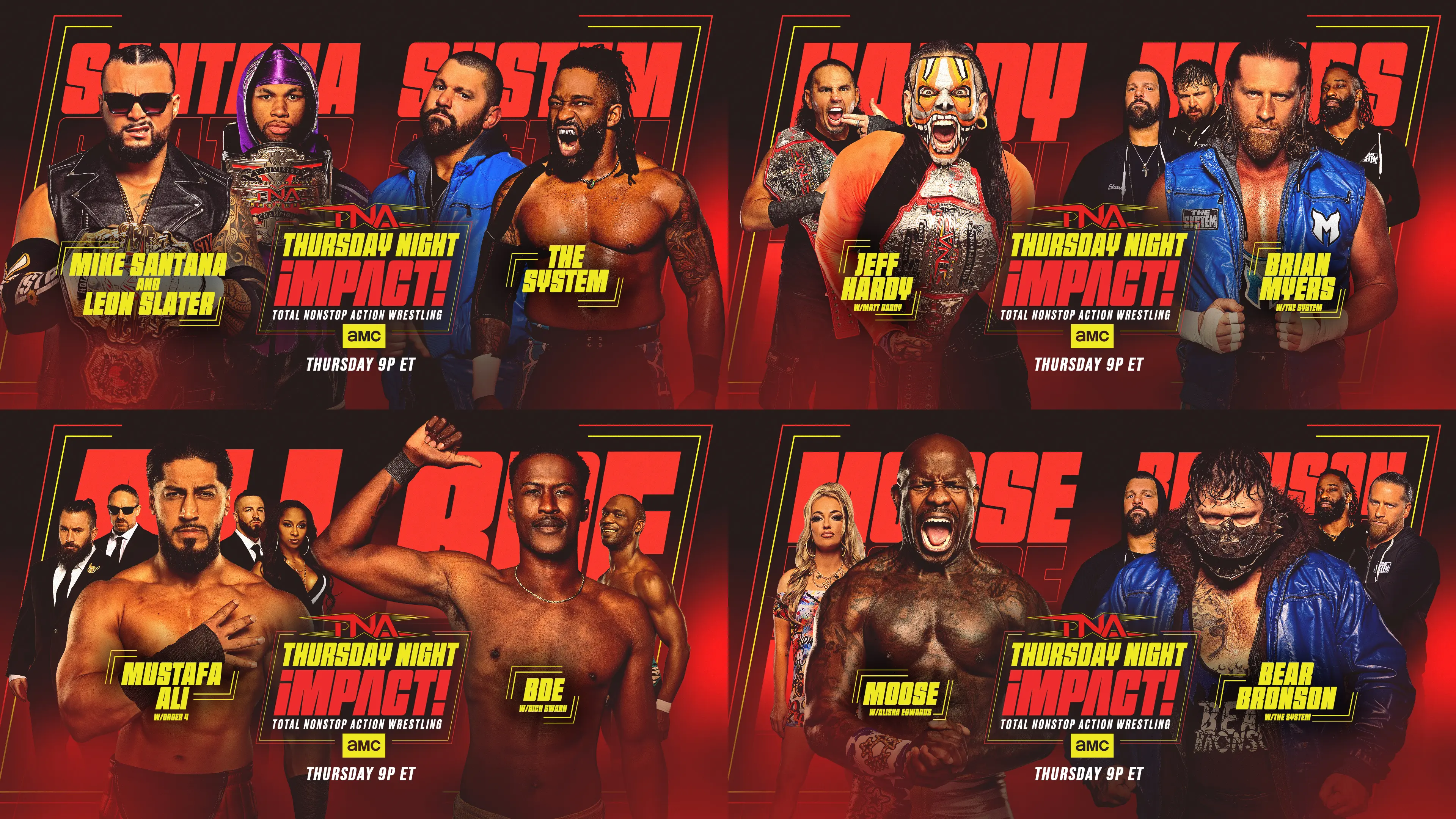 A graphic of Thursday Night iMPACT preview. On March 26, 2026