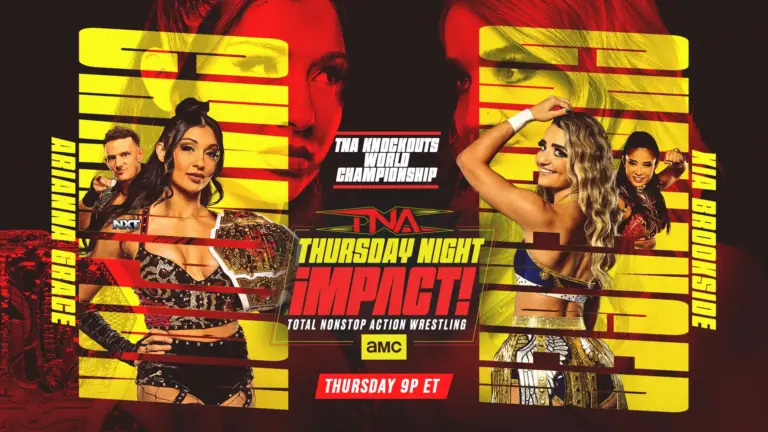 A graphic of TNA Thursday Night iMPACT preview of the April 2, 2026, episode
