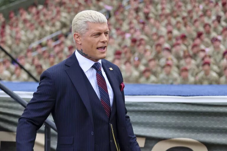 A photo of WWE star Cody Rhodes, who will be competing at WrestleMania 42.