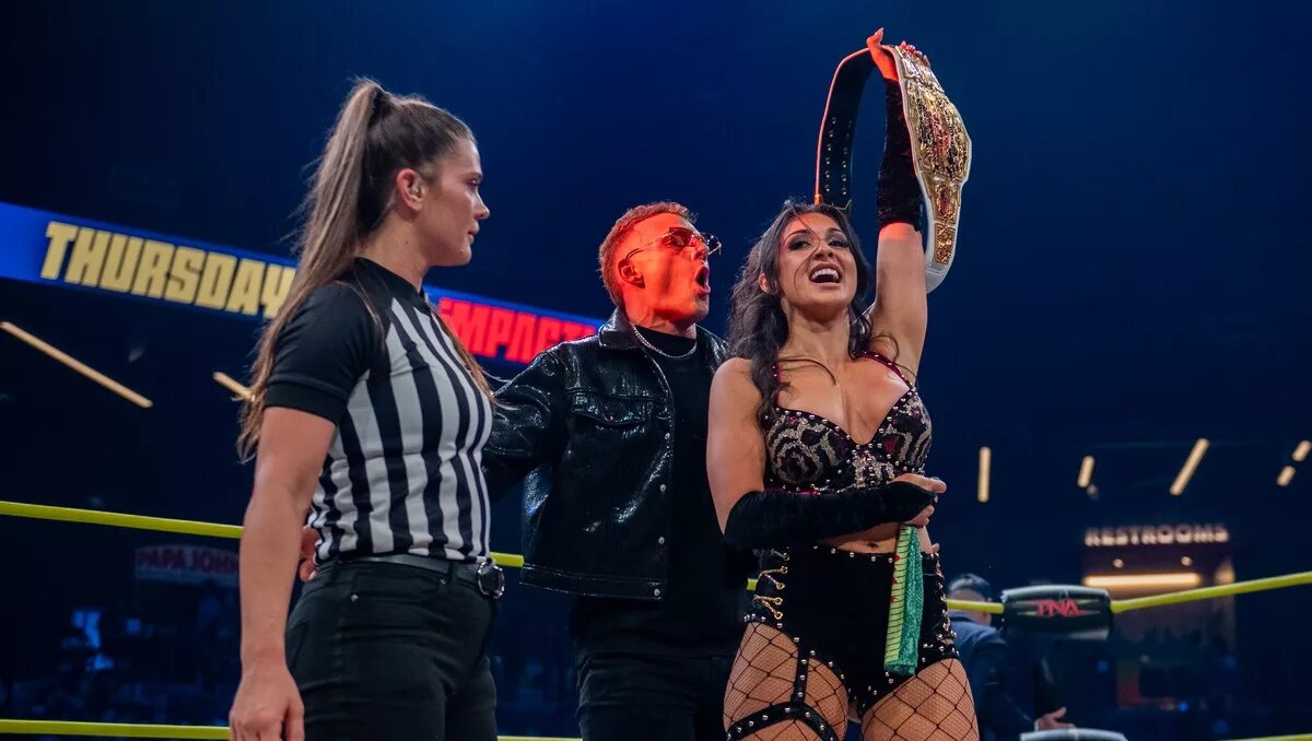 NXT's Arianna Grace retained the TNA Knockouts World Champion on the live episode of TNA Thursday Night iMPACT