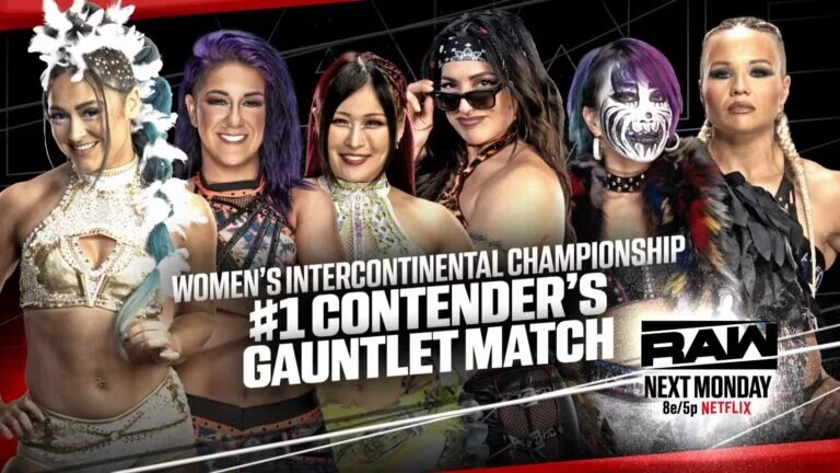 The WWE Raw match card will include a massive women's gauntlet match
