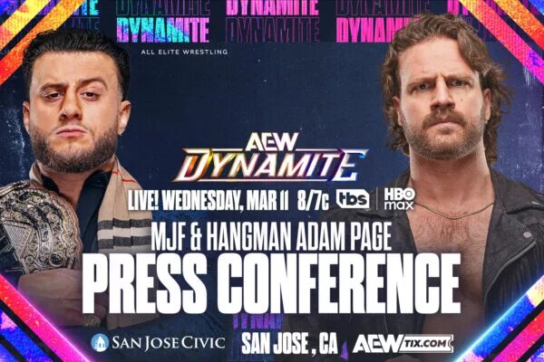 AEW Dynamite Preview (3/11/26) – MJF/Hangman Adam Page Press Conference
