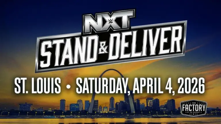 A graphic of NXT Stand and Deliver 2026