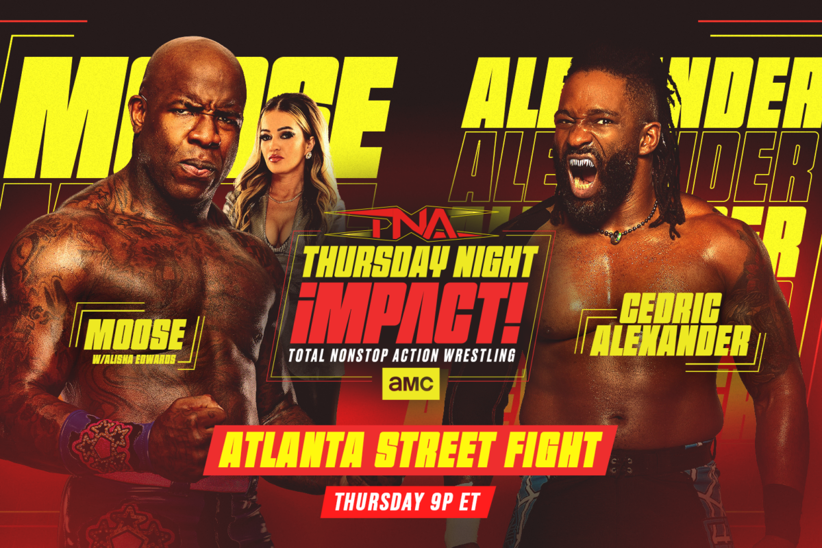 A graphic of the TNA Thursday Night iMPACT preview of the March 12, 2026, episode