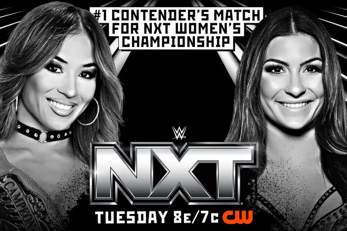 Image of WWE NXT Graphic for Lola Vice vs Kendal Grey to see who will challenge Jacy Jayne at Stand and Deliver