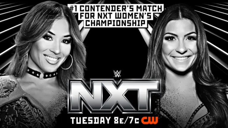 Image of WWE NXT Graphic for Lola Vice vs Kendal Grey to see who will challenge Jacy Jayne at Stand and Deliver
