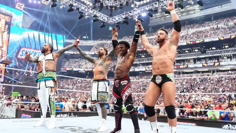 The Usos, IShowSpeed and LA Knight on WrestleMania 42 Saturday
