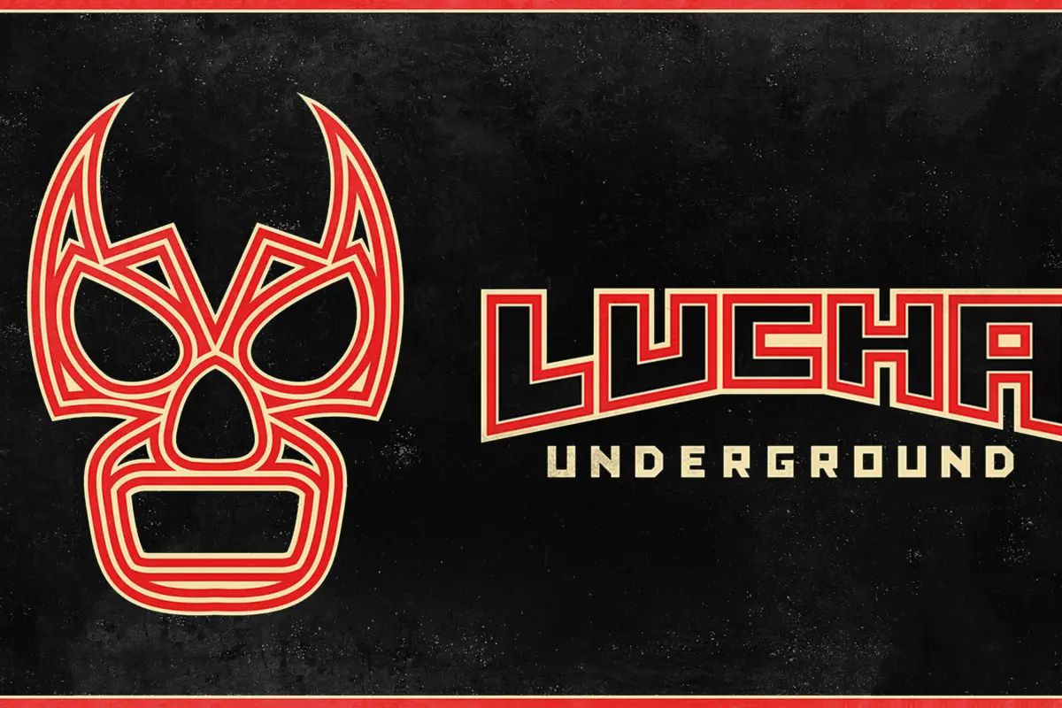 A graphic of Lucha Underground logo