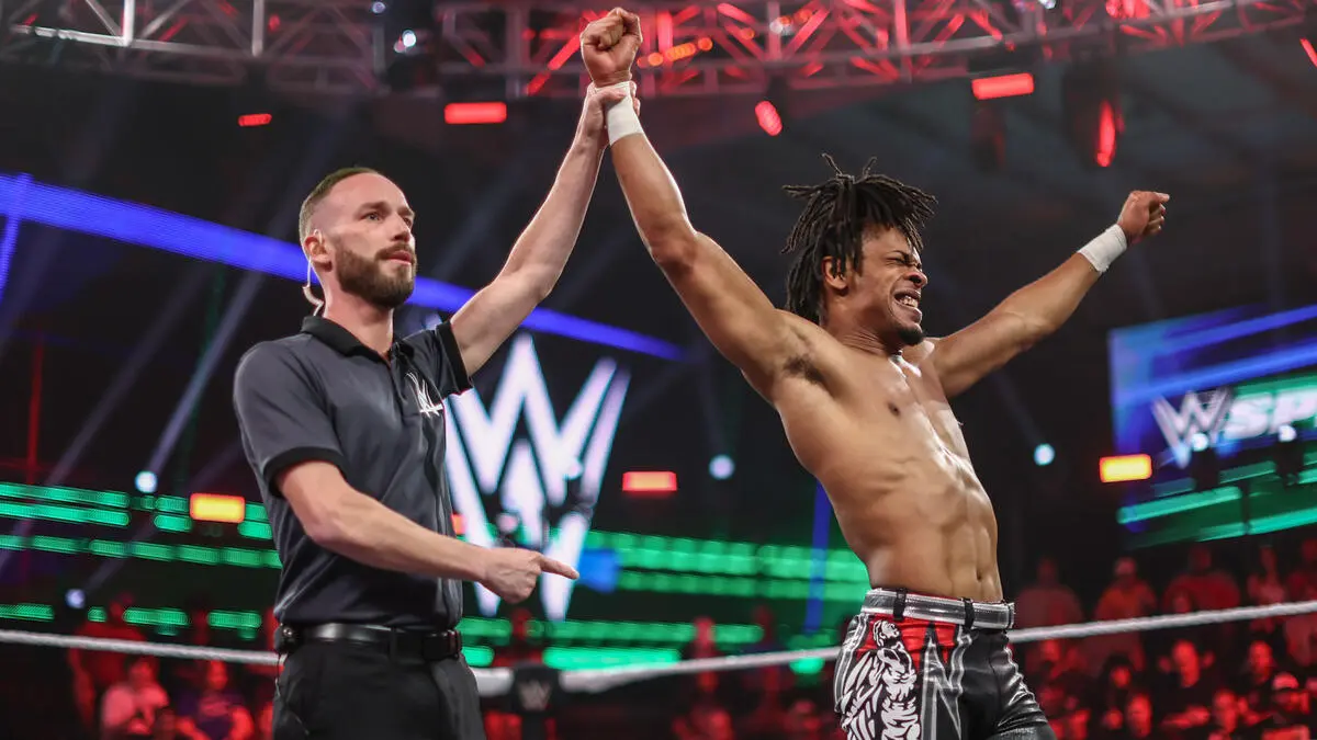 A graphic of EK Prosper at NXT Revenge Week One