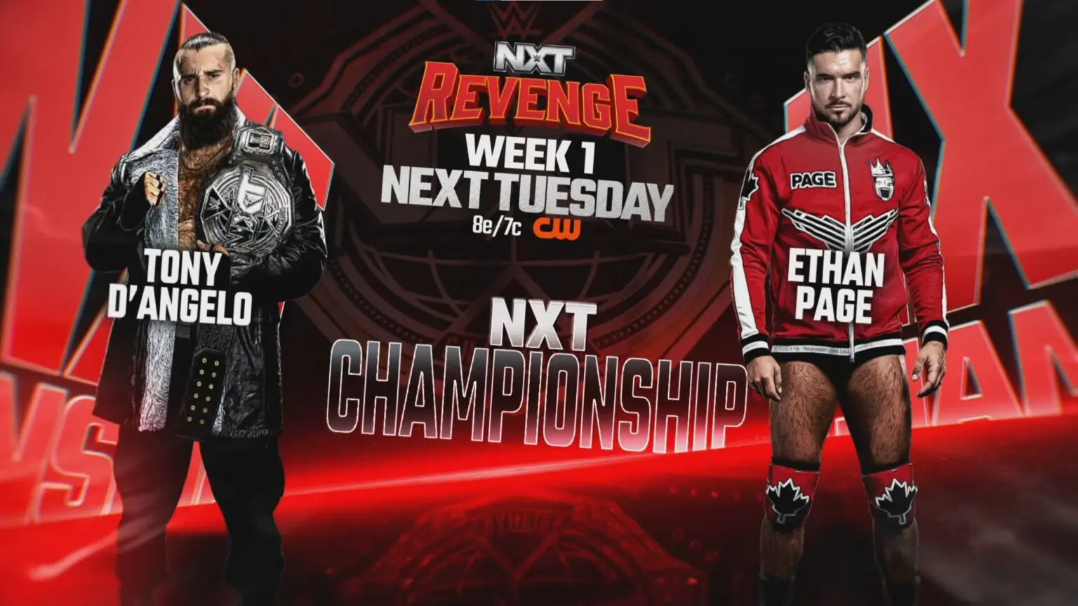 A WWE NXT Revenge graphic.