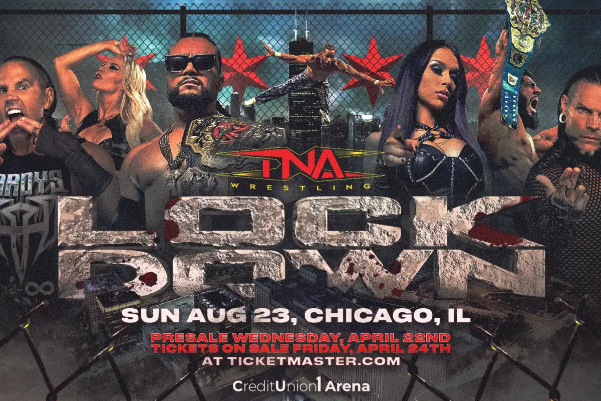 A graphic of TNA Lockdown 2026 on August 23