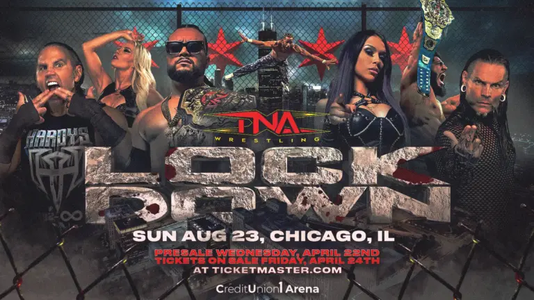 A graphic of TNA Lockdown 2026 on August 23
