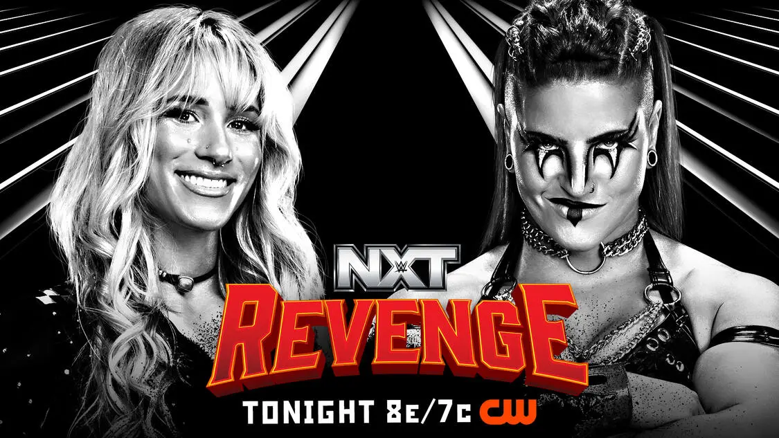 A graphic of the Last Woman Standing match between Zaria and Sol Ruca on the April, 21, 2026, episode of NXT