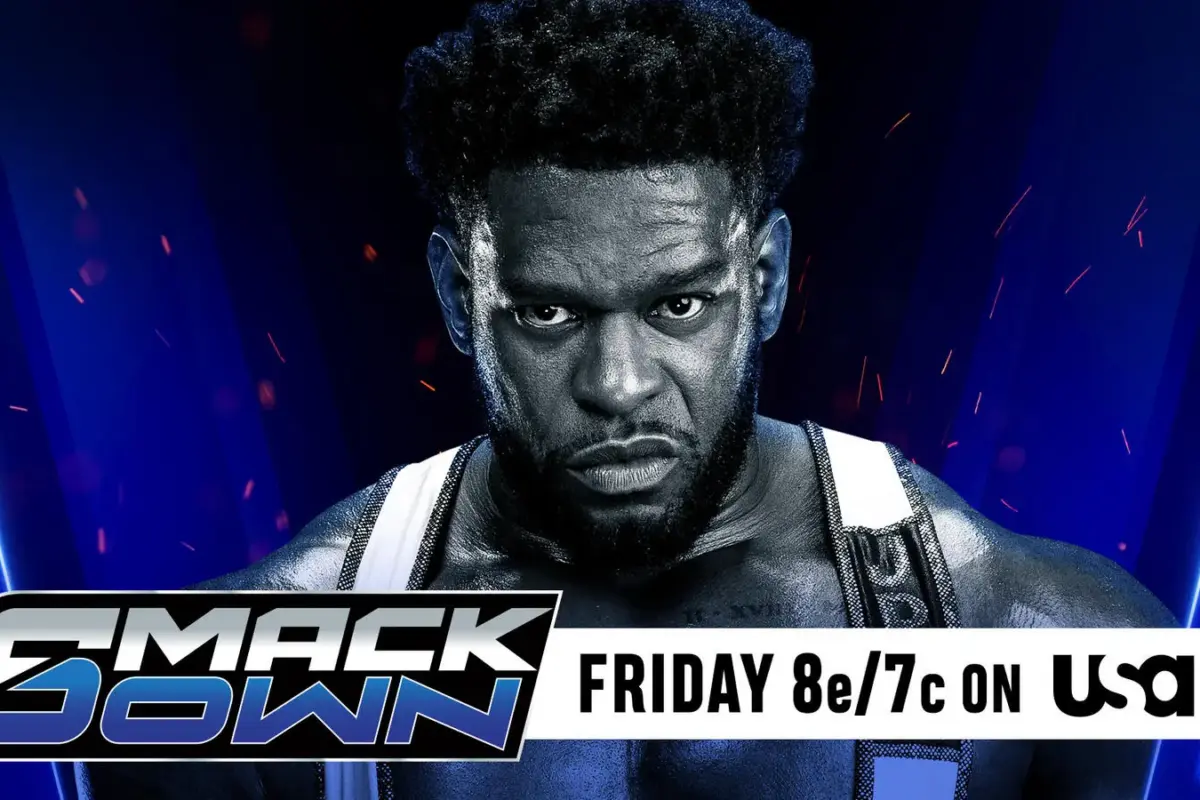 A graphic of Royce Keys making his SmackDown debut in the April 10, 2026 episode