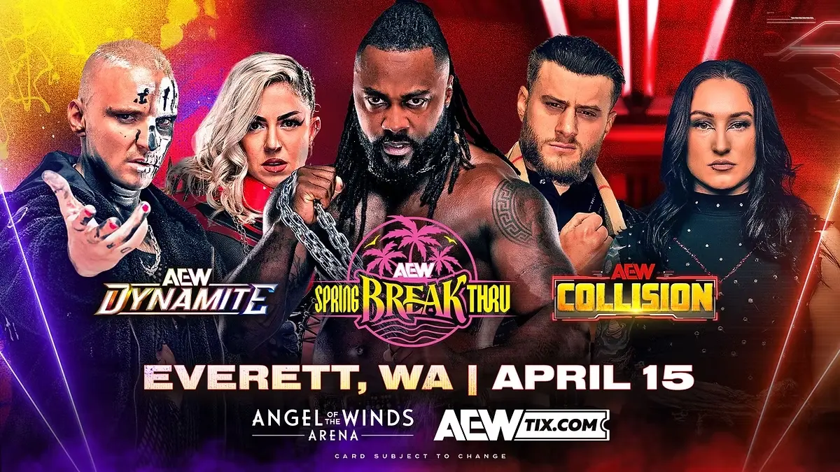 A graphic for the AEW PPV schedule 2026 article.