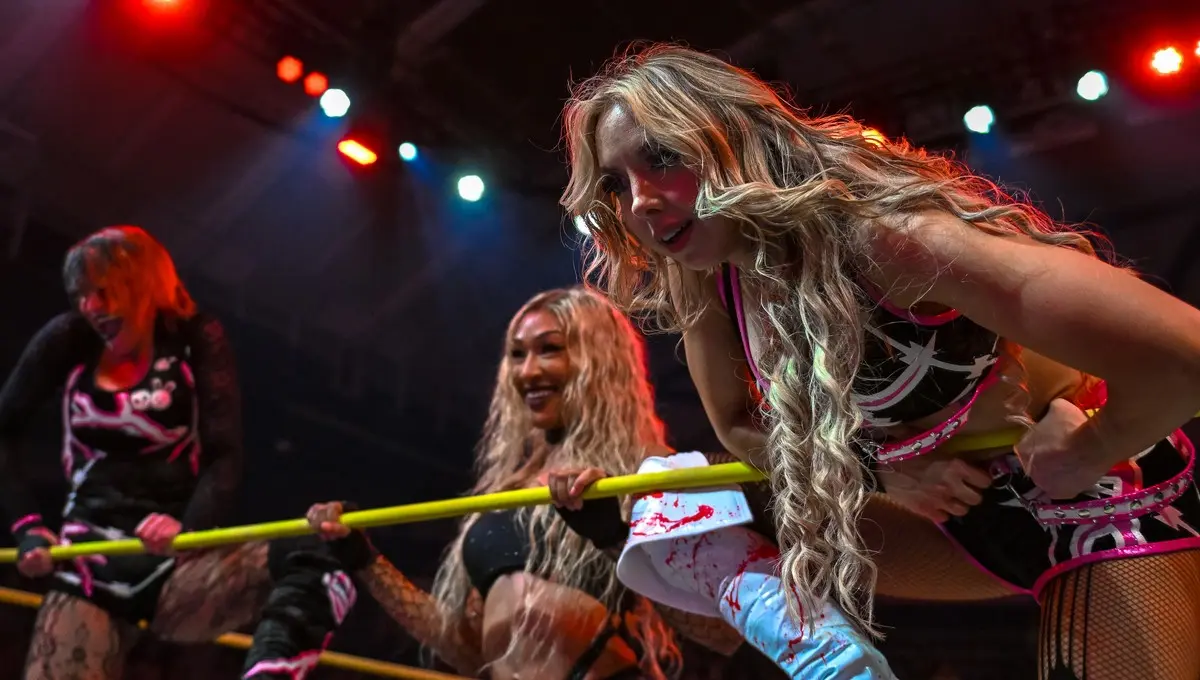 Rosemary, Mara Sadé and Allie on the April 30, episode of the Thursday Night iMPACT 