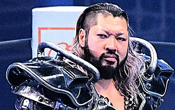 Former NJPW star and current NXT wrestler EVIL in the ring.