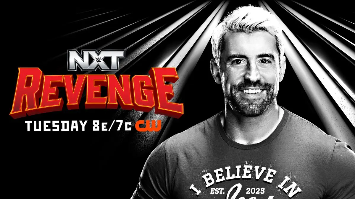 WWE NXT Graphic for Joe Hendry Live Concert at NXT Revenge