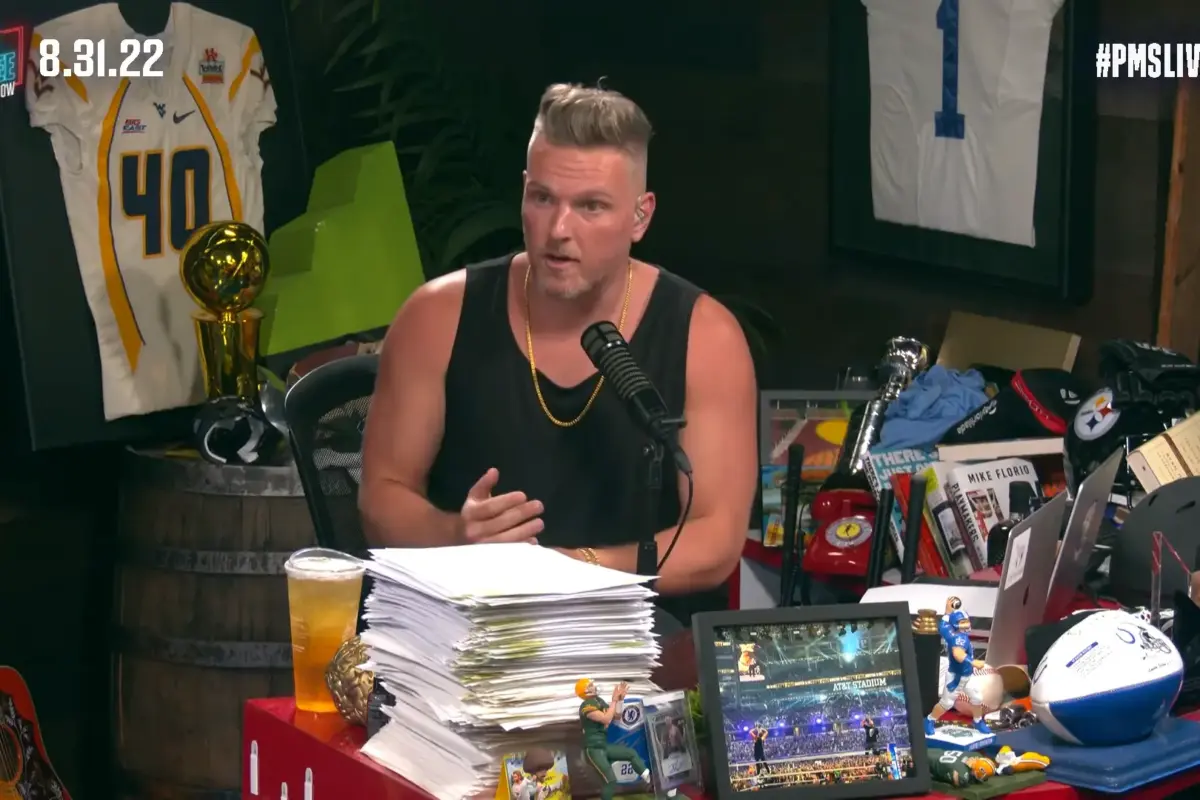 A photo of WWE star Pat McAfee, who aligned himself with Randy Orton on WWE SmackDown ahead of WWE WrestleMania 42.